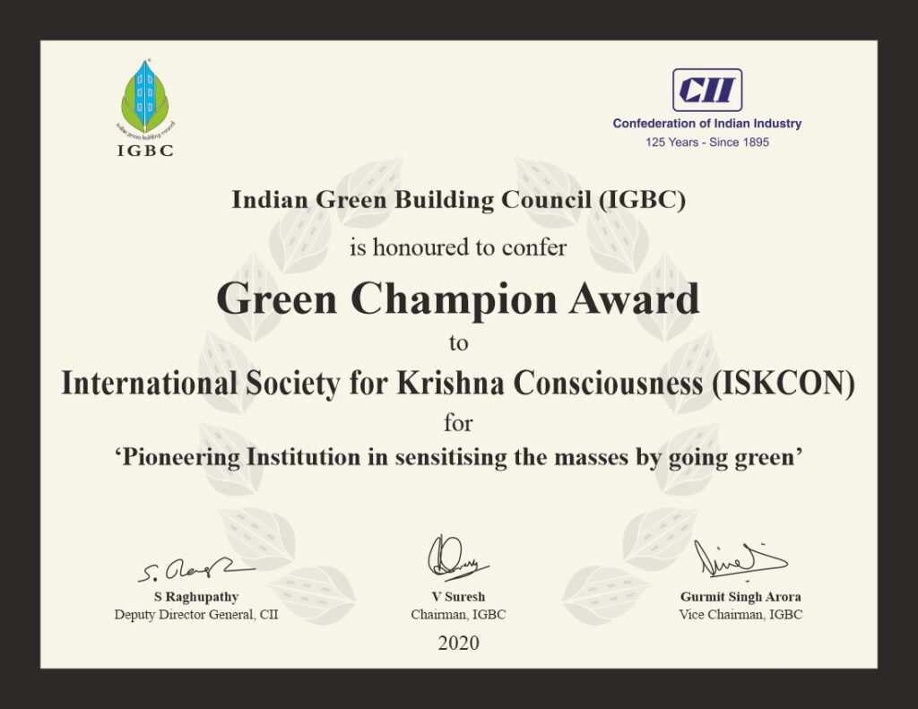 cii green champion award certificates 14